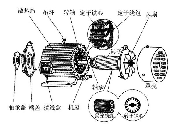 三相異步電動機(jī)的六種分類方法及具體分類。